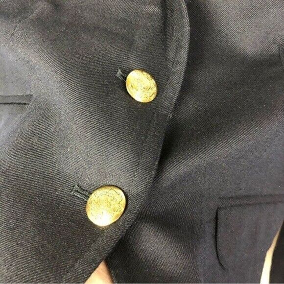 J. Crew Navy Blue Schoolboy Wool Blazer 00 - Picture 4 of 4